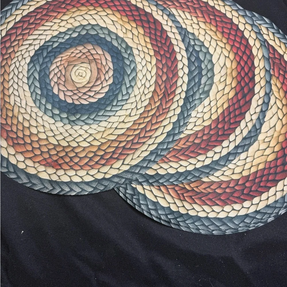 Multicolor Braided Placemat set of 10